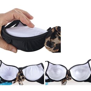 UPSTORE 1 Pair Clear Women Gel Bra Insert Push-up Enhancer Breast Molding Pads for Swimsuit and Bikini