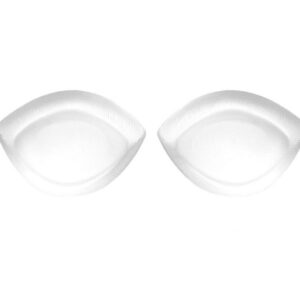 UPSTORE 1 Pair Clear Women Gel Bra Insert Push-up Enhancer Breast Molding Pads for Swimsuit and Bikini