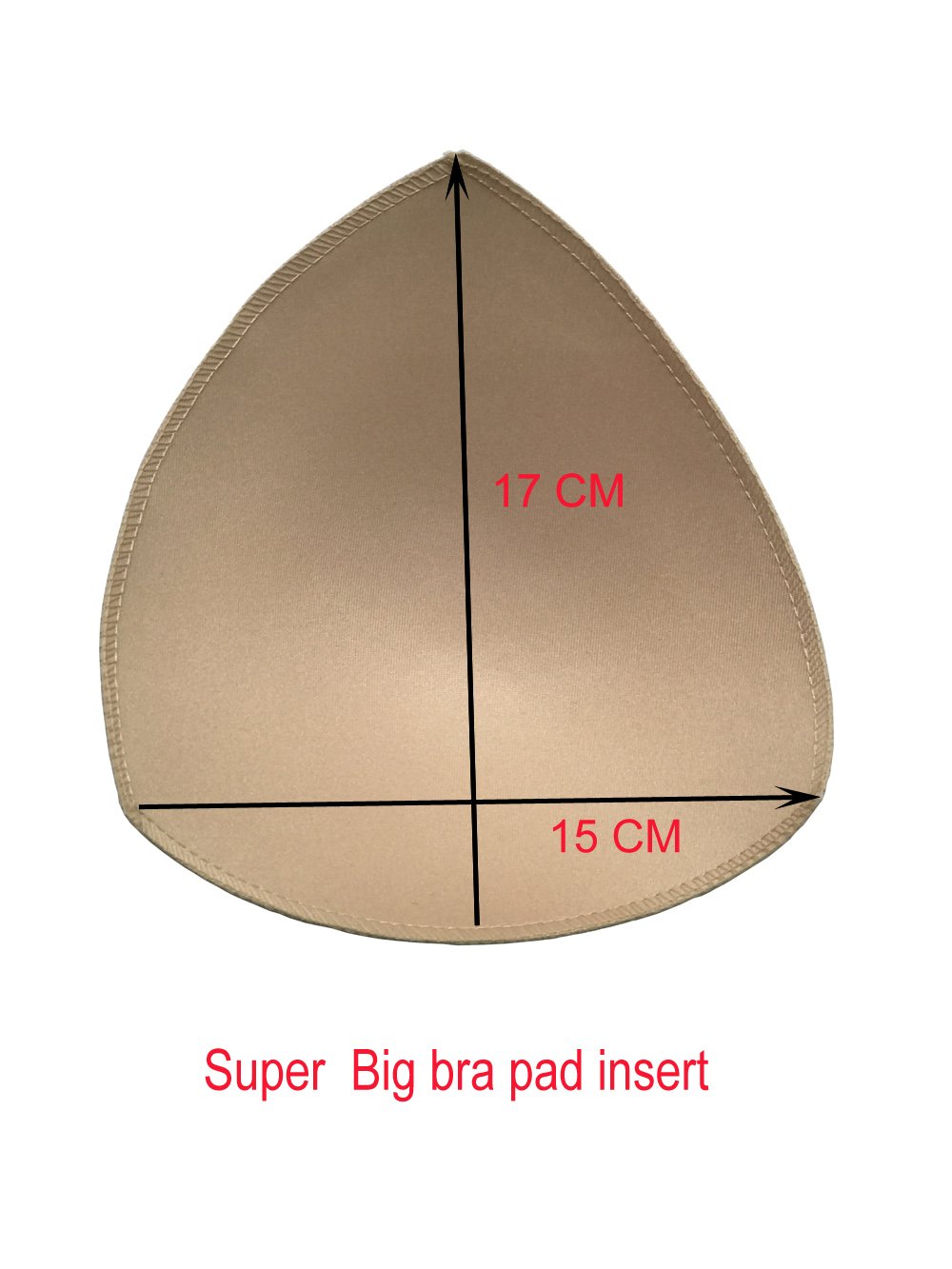 Fengyuan Large 3 pairs Bra pad insert Women Removable Cup Inserts for Sport Bra Bikini Bra