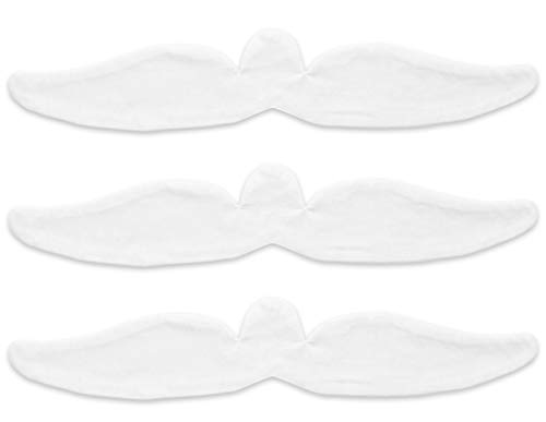 Brushed Cotton on Both Sides - Bra Liners for Sweating Rash Boob Sweat Liner Cotton Pads – 3PCS White