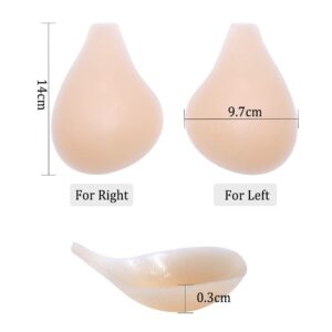 Silicone Invisible Lift Up Bra Stick On Bra Stickers Breast Lift Petals Reusable Backless Strapless Bra Deep V Push Up Sticky Bra Nude