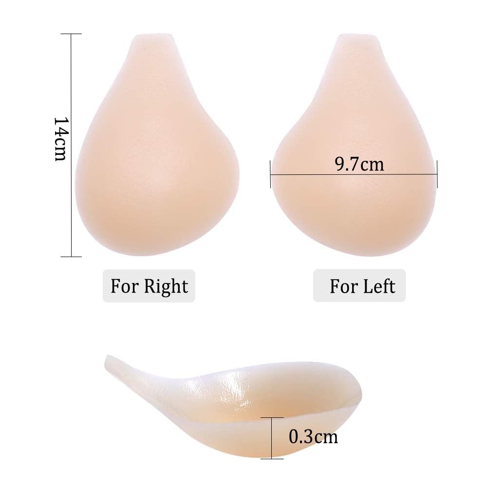 Silicone Invisible Lift Up Bra Stick On Bra Stickers Breast Lift Petals Reusable Backless Strapless Bra Deep V Push Up Sticky Bra Nude