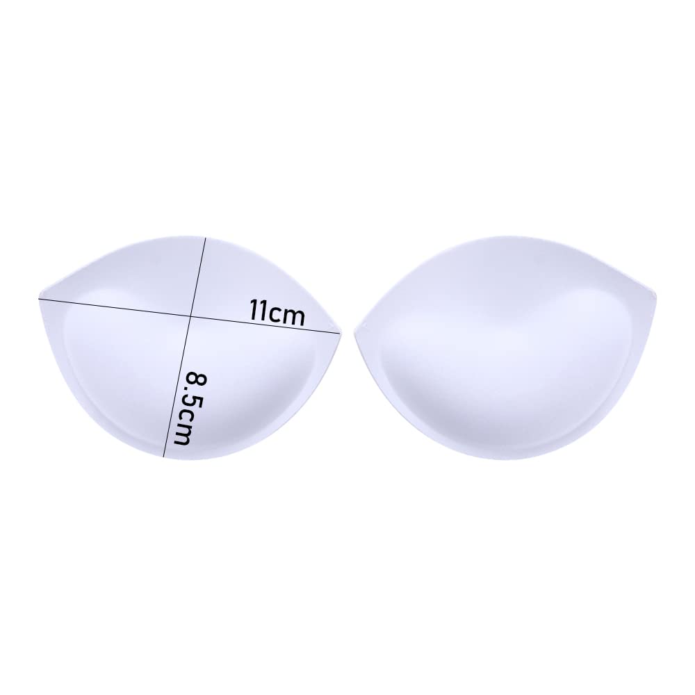 2 Pairs Bra Pads Inserts,Sponge Bra Pads Removeable Push Up Lift Up Breast Bra Enhancer Women Thicken Chest Pads For Small Cup