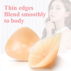 OMMITO Triangle Silicone Breast Form Mastectomy Prosthesis Bra Insert Pad Enhancer Only 1 Piece 400g