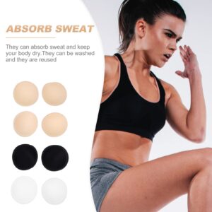 KESYOO 4Pairs Padded Bra Insertss Bra Pads Bra Inserts Push up Cup Push Up Sports Bra Pad Enhancer Shaper for Women Girls