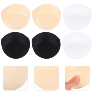 GALPADA Bikini Inserts 3 Pairs Breast Pad Inserts Knitted Cloth + High Elastic Sponge Lining Swimsuit Clothes Accessories