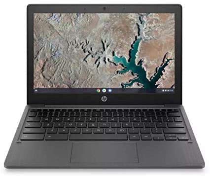 HP Chromebook 11.6" HD (1366 x 768) Anti-Glare Laptop, MediaTek MT8183 Octa-Core, 4 GB RAM, 32 GB eMMC, Media Card Reader, Wi-Fi, Bluetooth, Webcam, Chrome OS, Ash Gray