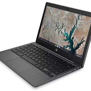 HP Chromebook 11.6" HD (1366 x 768) Anti-Glare Laptop, MediaTek MT8183 Octa-Core, 4 GB RAM, 32 GB eMMC, Media Card Reader, Wi-Fi, Bluetooth, Webcam, Chrome OS, Ash Gray