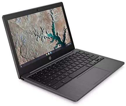 HP Chromebook 11.6" HD (1366 x 768) Anti-Glare Laptop, MediaTek MT8183 Octa-Core, 4 GB RAM, 32 GB eMMC, Media Card Reader, Wi-Fi, Bluetooth, Webcam, Chrome OS, Ash Gray