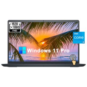 dell inspiron 15 3000 3520 business laptop computer[windows 11 pro], 15.6'' fhd touchscreen, 11th gen intel quad-core i5-1135g7, 16gb ram, 1tb pcie ssd, numeric keypad, wi-fi, webcam, hdmi, black