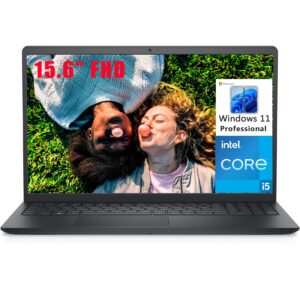 Dell Inspiron 15 3520 15.6" FHD Business Laptop Computer, Intel Core i5-1135G7, 16GB DDR4 RAM, 512GB PCIe SSD, 802.11AC WiFi, Bluetooth, Black, Windows 11 Pro