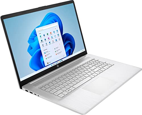 HP 2023 Flagship Newest 17.3" HD+ Business Laptop, Intel 4-Core i3-1125G4(>i5-1035G7, 32GB RAM, 1TB SSD, Lightweight, Fast Charge, Bluetooth, WiFi, Numeric Keypad, Webcam, W/HDMI, Win 11 Pro, Silver