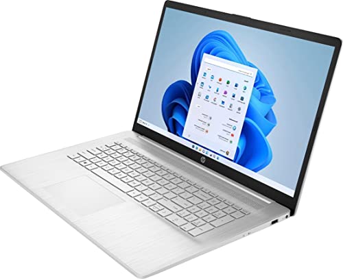 HP 2023 Flagship Newest 17.3" HD+ Business Laptop, Intel 4-Core i3-1125G4(>i5-1035G7, 32GB RAM, 1TB SSD, Lightweight, Fast Charge, Bluetooth, WiFi, Numeric Keypad, Webcam, W/HDMI, Win 11 Pro, Silver