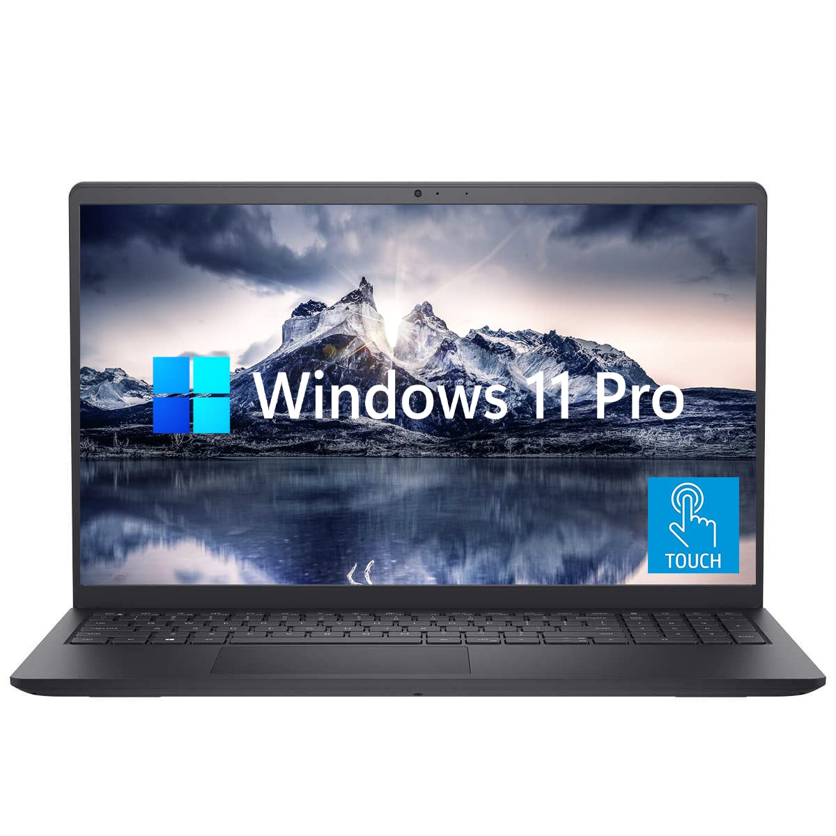 Dell Touchscreen 15.6" Inspiron Business Laptop with Windows 11 Pro, Full HD IPS Display, Intel Quad Core i5 Processor, 20GB RAM, 1TB SSD, HDMI, Webcam, Black