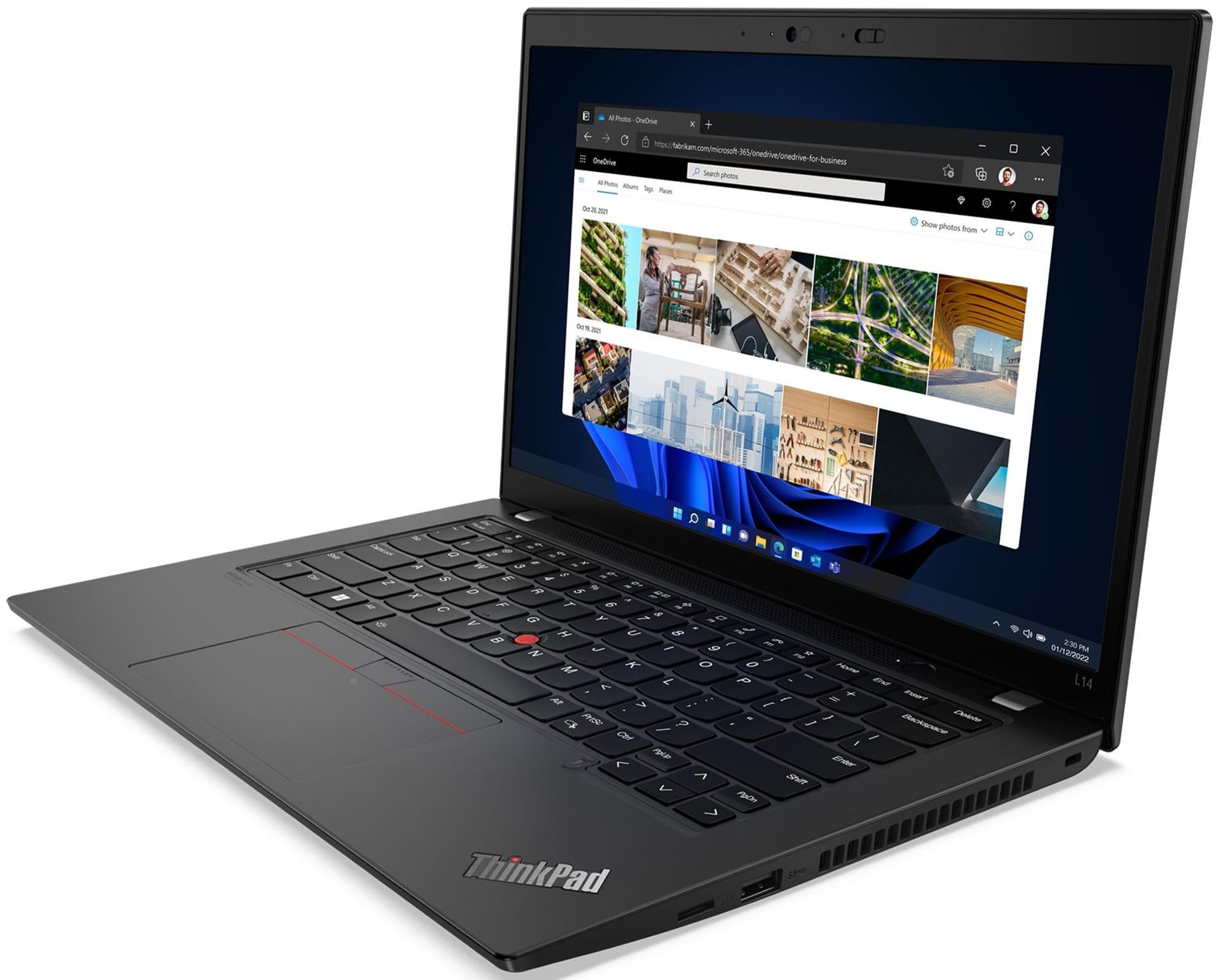 Lenovo ThinkPad L14 Gen 3 Touchscreen 14.0" FHD IPS Home & Business Laptop (Intel i5-1235U 10-Core, 16GB RAM, 256GB PCIe SSD, Intel Iris Xe, WiFi 6, Bluetooth 5.2, Webcam, HDMI, Win 11 Pro) with Hub