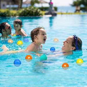 PREHOOR Reusable Water Balloons for Kids Adults 12 pack, Self-Sealing Silicone Water Ball, Quick Fill Water Splash Balls, Pool Toys, Water Park, Summer Party