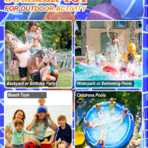 Reusable Water Bombs[2024 NEWdesign]Magnetic Water Balloons Quick Fill Self Sealing Summer Water Balls Outdoor Games Toys Activities for Kids/Teens/Boys/Girls/Pool/Backyard Fun