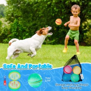 SOPPYCID Reusable Magnetic Water Balloons, Kids Summer Outdoor Toys, Quick Fill Self Sealing Water Bomb for Kids Adult Water Polo Fight Games,Summer Fun Party Water Balls with Storage Bag (20pack)