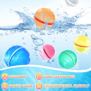 SOPPYCID Tonoviviy Tonoviviy Water Bomb Balloons Reusable, Self-cleaning Refillable Water Balloons for Kids and Adults(4pcs)