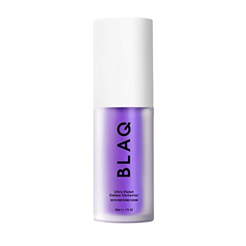 Blaq Ultraviolet Colour Correcting Teeth Whitening Serum - The Original Australian Magic Purple Toothpaste, Stain Removal Color Corrector, Peroxide-Free, Ideal for Sensitive Teeth - 1.01 FL OZ