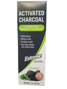 activated charcoalextreme - fluoride free - whitening toothpaste (1-pack)