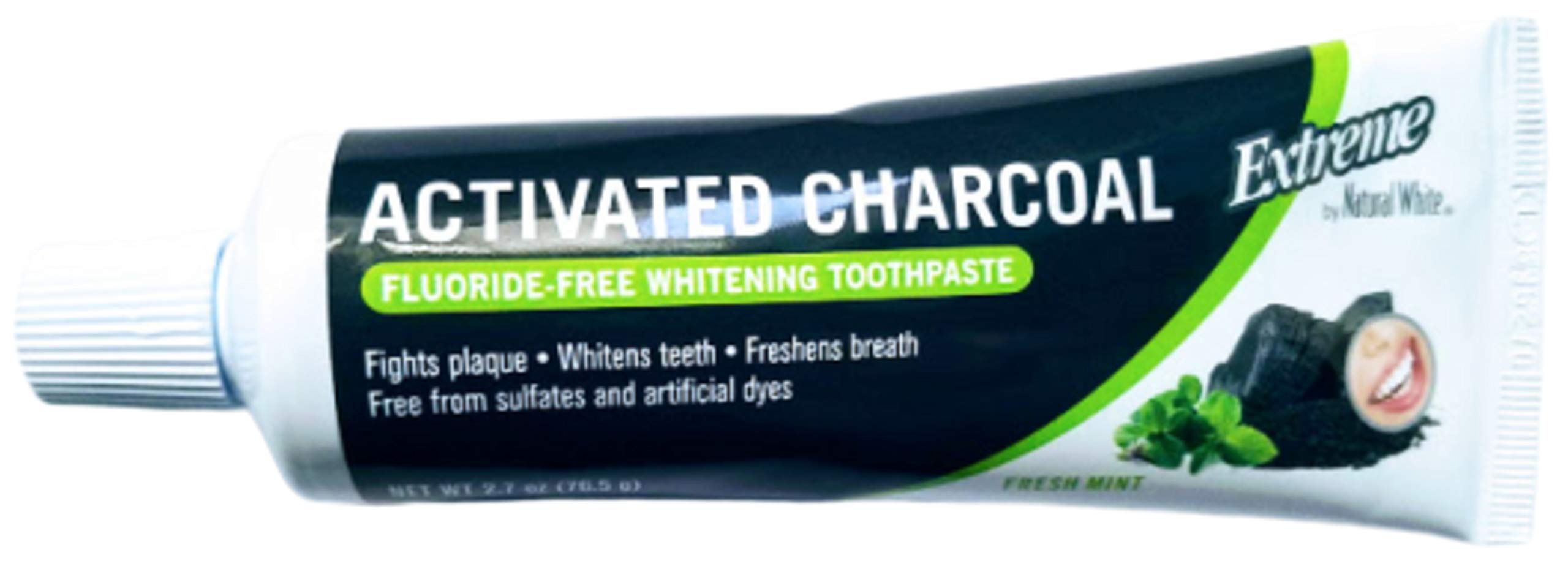 Activated CharcoalExtreme - Fluoride Free - Whitening Toothpaste (1-Pack)