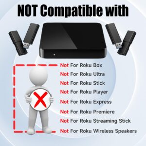 Replacement Remote Control Compatible with All TCL Roku Smart -TVs【Only Works with TCL Roku TV, Not for Roku Stick and Roku Box】 (Netflix/Di+/Apple TV+ / HBO Max)