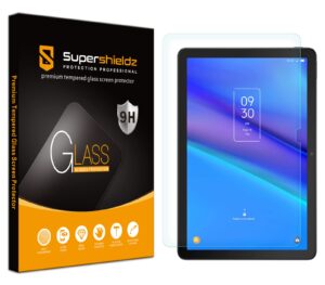 supershieldz designed for tcl tab 10 5g / tcl tab 10s (10.1 inch) tempered glass screen protector, anti scratch, bubble free