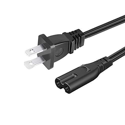 Power Cord Replacement for TCL Roku Smart LCD HD 32" 40" 42" 43" 48" 50" 55" 60" 65" Inch TV AC 8.2ft 2 Prong Power Cord Supply Cable