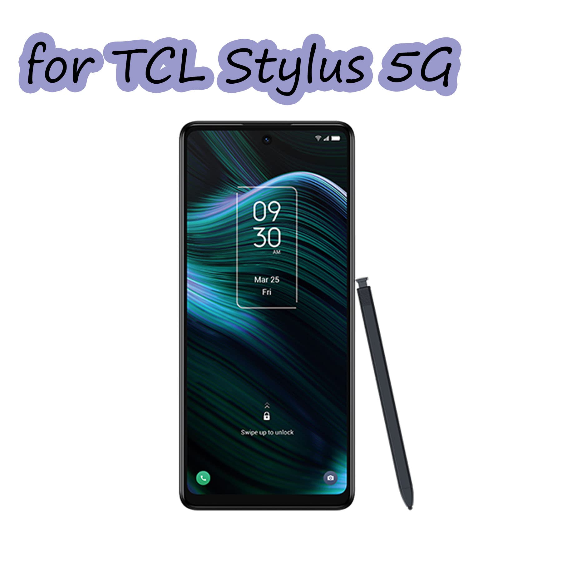 Stylus Pen for TCL Stylus 5G Pen Replacement for TCL Stylus 5G Stylus Pen T779W Version S Pen(Lunar Black)