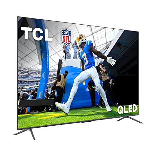 TCL 85-Inch Q6 QLED 4K Smart TV with Google TV, Streaming UHD, Dolby Vision, Dolby Atmos, HDR Pro+, Game Accelerator Enhanced Gaming, Voice Remote, Compatible with Alexa (85Q650G, 2023 Model)