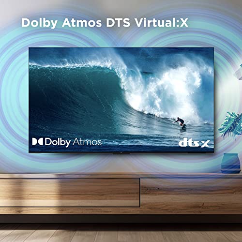 TCL 85-Inch Q6 QLED 4K Smart TV with Google TV, Streaming UHD, Dolby Vision, Dolby Atmos, HDR Pro+, Game Accelerator Enhanced Gaming, Voice Remote, Compatible with Alexa (85Q650G, 2023 Model)