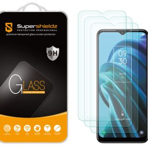 Supershieldz (3 Pack) Designed for TCL 30 XE 5G Tempered Glass Screen Protector, Anti Scratch, Bubble Free