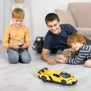 Officially Licensed Remote Control Cars Lambo Sport Racing Hobby Toy Car RC Car Model Vehicle Gift for Toddlers Boys and Girls 866-2425YW