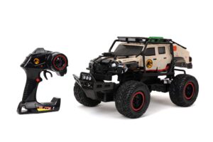 jurassic world 1:12 jeep gladiator rc radio control car, toys for kids and adults