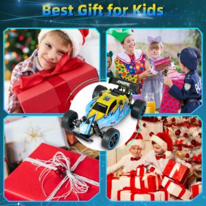 RC Car Remote Control Toys - 1:20 Scale All Terrain Hobby RC Racing Car, 2.4Ghz High Speed 2WD RC Buggy Cars with 2 Rechargeable Batteries, Off Road Electric Cars for Kids Boys Girls Adult Xmas Gifts