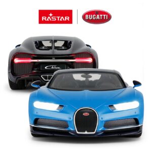 RASTAR RC Bugatti Chiron Remote Control Car, 1/14 Bugatti Chiron RC Car - Blue