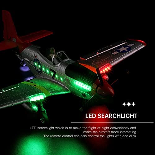 GoolRC WLtoys XK A280 RC Airplane, 2.4GHz 4 Channel Brushless Remote Control Plane for Adults, RC Aircraft Fighter with 6-Axis Gyro, 3D/6G Mode and LED Searchlight, Easy to Fly for Boys and Girls