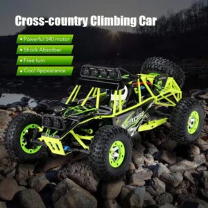 YuqiaoTime WLtoys 12427 RC Car 4WD 1/12 2.4G 50KM/H High Speed Monster Vehicle Remote Control Car RC Buggy Off-Road Car (12427 1B)