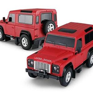 Rastar Radio Remote Control 1/14 Scale Land Rover Denfender Licensed RC Model Car (Red)