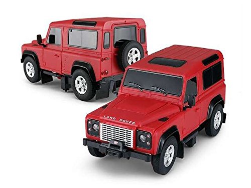 Rastar Radio Remote Control 1/14 Scale Land Rover Denfender Licensed RC Model Car (Red)