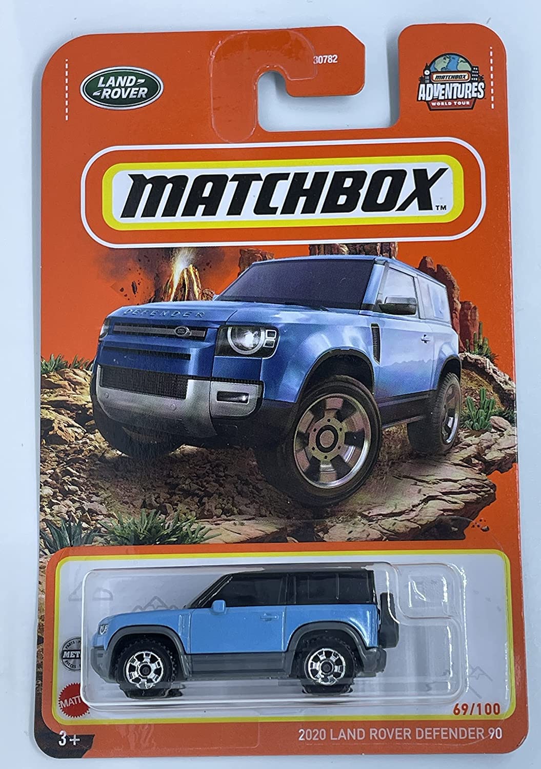 Matchbox - 2020 Land Rover Defender 90 - Blue - 69/100