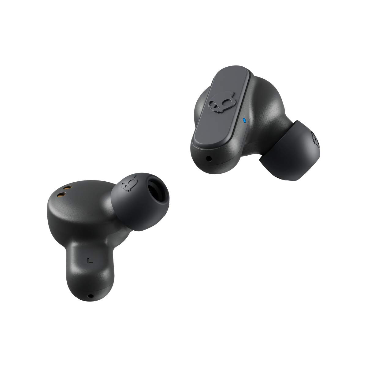 Skullcandy Dime In-Ear Wireless Earbuds, 12 Hr Battery, Microphone, Works with iPhone Android and Bluetooth Devices - Chill Grey