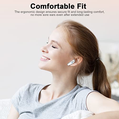 Wireless Earbuds, Bluetooth 5.3 Headphones with 40H Playtime, Bluetoth Earbuds with Premium Sound Deep Bass, In-Ear Wireless Earphones with Mic for Android iOS, Super Light & Portable, IP7 Waterproof