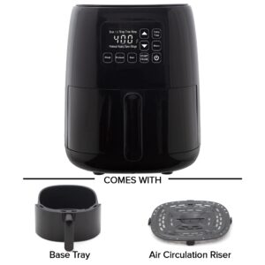 Nuwave Brio 2.6-Qt Air Fryer, Touch Screen Digital Controls & Easy to Read Display, 50°F-400°F Temperature Controls in 5° Increments, Linear Thermal (Linear T) Technology, Built-In Safety Features