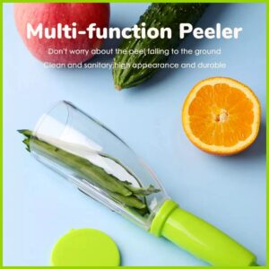 Fruit Vegetable peeler 3 In 1 with storage box peeling knife Multifunctional stainless steel household peeler for fruit and vegetable