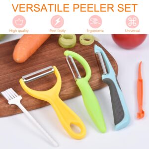 Vegetable Peeler,5PCS Stainless Steel Y Peelers for Kitchen,Veggie Peeler for Orange Potato Apple Carrot Fruit