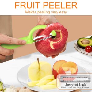 Vegetable Peeler,5PCS Stainless Steel Y Peelers for Kitchen,Veggie Peeler for Orange Potato Apple Carrot Fruit