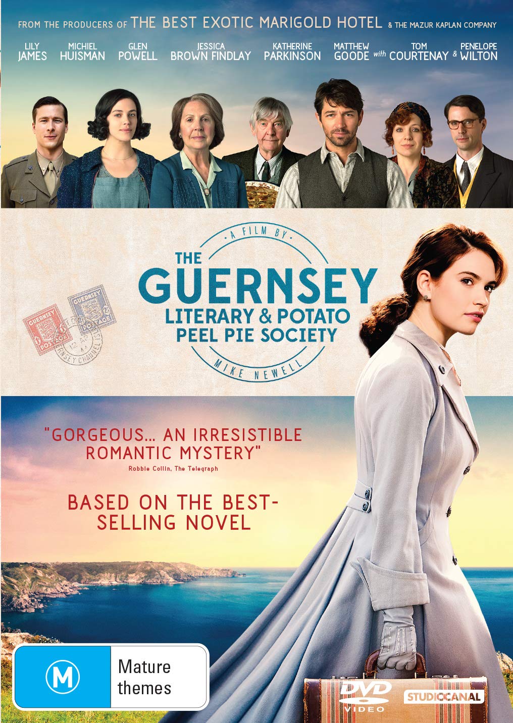 The Guernsey Literary And Potato Peel Society | Lily James | NON-USA Format | PAL | Region 4 Import - Australia