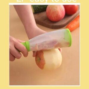 Vegetable Peeler with Container to Store Peel, Multi-functional Potato Orange Apple Peeler for Kitchen